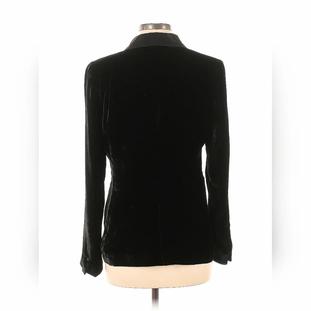 Zara Black Velvet Blazer - Picture 2 of 2